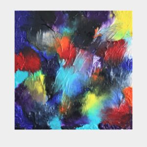 Totally unique abstract acrylic painting on canvas